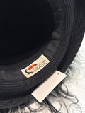 Vintage Toucan Black Derby Hat