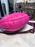 Think Royln Pink Puffer Crossbody Bag, 15"x9"