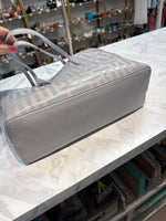 Ted Baker Gray Elenoor T Logo Coated Tote + Pouch, 12.5"x18.25"