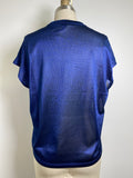 Anthropologie Blue Top, M