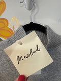 New Marled Gray Cropped Sweater, S