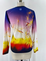Ink Burn Print Top, M