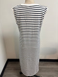 New Talbots Stripe Dress, M