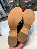 Dolce Vita Black Dilion Platform Wedge Sandals, 8