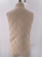 New Mi Ami Ivory Quilted Vest, S