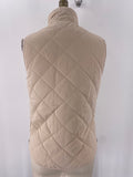 New Mi Ami Ivory Quilted Vest, S