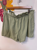 Hang Ten Green Linen Shorts, XL