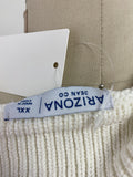 Arizona White Sweater, XXL