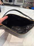 New Anne Klein Black Dottie Wristlet, 9"x6"