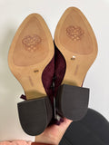 New without tags Vince Camuto Burgundy Suede Mellia Boots, 8.5 Wide