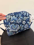 Vera Bradley Blue Tropics Tapestry Crossbody Bag, 9"x7.5"