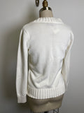 Jones New York White Sweater, S