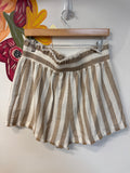 New Umgee Tan Stripe Shorts, XL