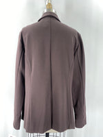 New Anne Klein Brown Blazer Jacket, XL