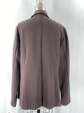 New Anne Klein Brown Blazer Jacket, XL