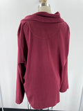 Lands End Burgundy Jacket, 1X