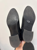 Calvin Klein Black Faux Leather Boots, 11