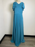 New Koh Koh Aqua Blue Green Dress, XL