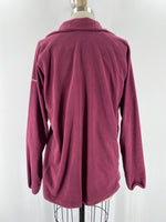 Columbia Purple Fleece Pullover, XXL