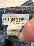 M Jeans 27" Inseam Jeans, 18W Short