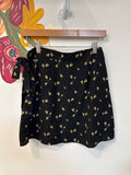 Sadie & Sage Black Wrap Skirt, S