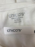 New Chico's 100% Cotton White Top, XXL
