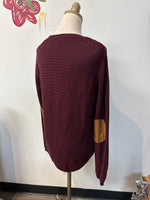 Lety & Me Burgundy Sweater, L