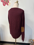 Lety & Me Burgundy Sweater, L