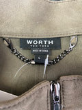 Worth New York Genuine Leather Jacket, L