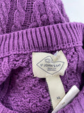 St. John's Bay Purple Sweater, XL