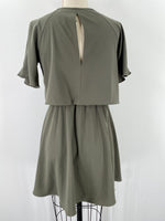 Gianni Bini Green Split Sleeve Dress, S