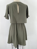 Gianni Bini Green Split Sleeve Dress, S