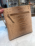 Croc Embossed Crossbody Bag, 10"x9"