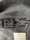 Jos. A. Bank Gray Merino Wool Sweater, XL