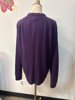 New Karen Scott Purple Cardigan, XL