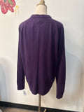 New Karen Scott Purple Cardigan, XL