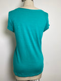Loft Green 100% Linen Top, S