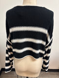 Promesa Black Cropped Sweater, M