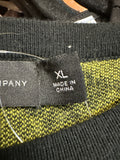 New York & Co Green/Black Sweater, XL