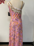 New Boston Proper Pink Print Dress, 6