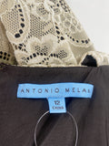 Antonio Melani Tan Lace Dress, 12