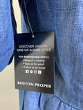 New Boston Proper Blue Dress, M