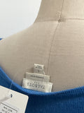 Talbots Blue Cashmere Blend Sweater, L