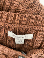 New American Eagle Brown Cardigan, M