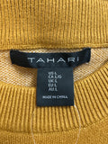 Tahari Plaid Sweater, L