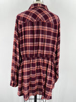 New Lane Bryant Plaid Top, 18/20 (retail $59)