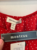 New Monteau Red Dress, XS
