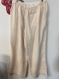 Aerie Stripe 31" Inseam 100% Cotton Pants, L