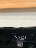 NYDJ Black Sheri Ankle Jeans, 2 Petite