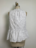 Loft White/Black Top, M